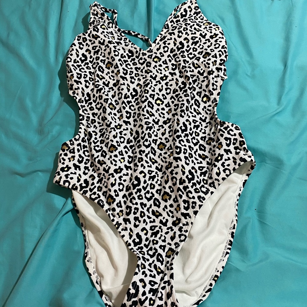 Women’s One Piece Leopard Bathing Suit